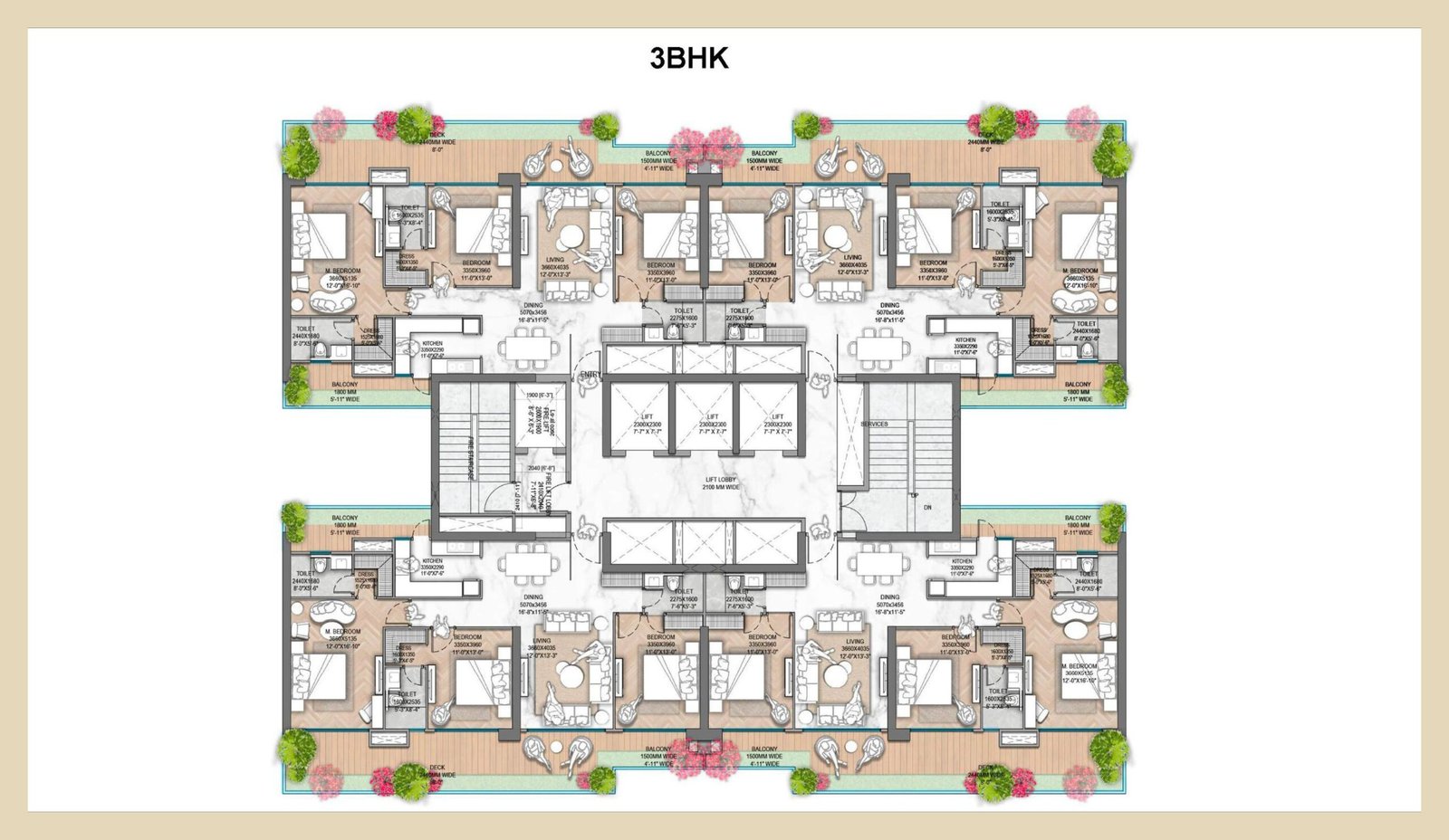 3BHK